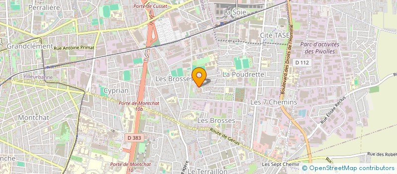 localisation de l'entreprise MONSIEUR LAKHDAR MEDKOUR  VILLEURBANNE