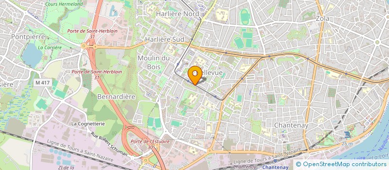 localisation de l'entreprise MONSIEUR LAKHDAR NEKMOUCHE MEHDAOUI à NANTES