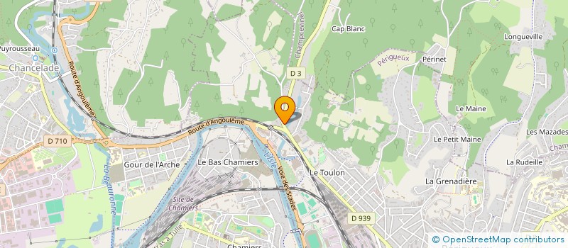 localisation de l'entreprise MONSIEUR LAKHDAR OSSOUKINE  PERIGUEUX