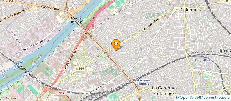 localisation de l'entreprise MONSIEUR LAKHDAR SAHMAOUI à COLOMBES