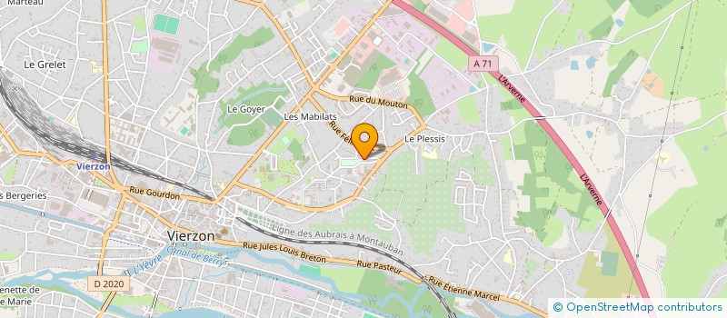 localisation de l'entreprise MONSIEUR LAKHDAR TAHRI à VIERZON