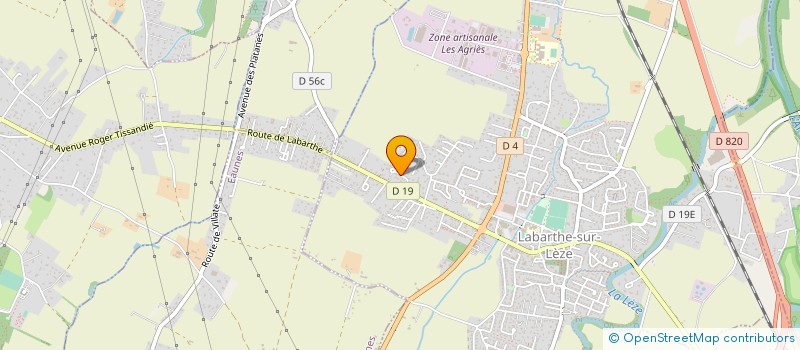 localisation de l'entreprise MONSIEUR LAKHDAR TOUAZ à LABARTHE-SUR-LEZE