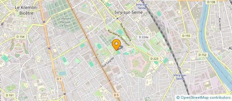 localisation de l'entreprise MONSIEUR LAKHDAR YAICHE à IVRY-SUR-SEINE