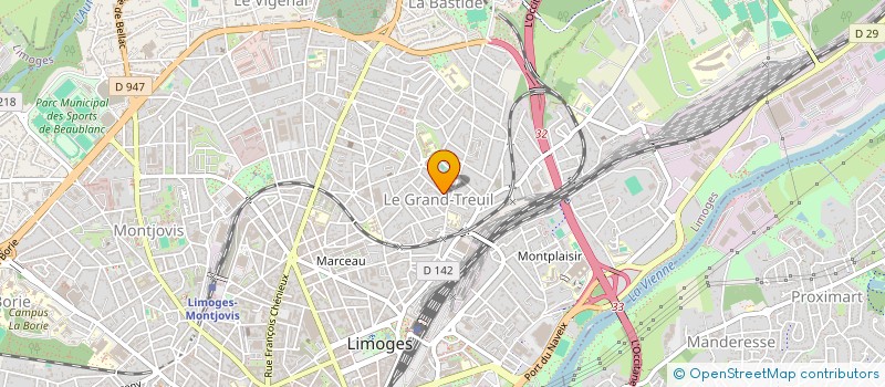 localisation de l'entreprise MONSIEUR LAKHDER BENSADA à LIMOGES