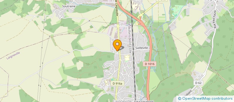 localisation de l'entreprise MONSIEUR LAKHOUIEL ABDELOUAHED  LAIGNEVILLE