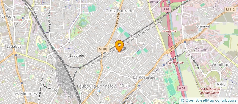 localisation de l'entreprise MONSIEUR LAKMAN MAHDI HASSAN  TOULOUSE