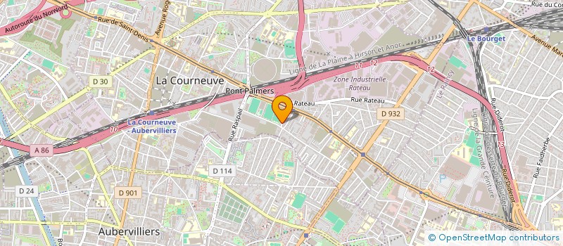 localisation de l'entreprise MONSIEUR LAL KALUWDEVAGE à LA COURNEUVE