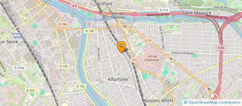 localisation de l'entreprise MONSIEUR LALA MARCHAND  ALFORTVILLE