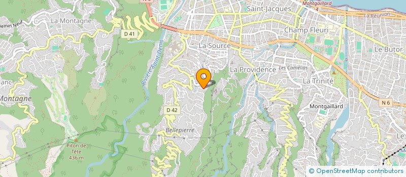 localisation de l'entreprise MONSIEUR LALAINA ANDRIAMANANJAONA  SAINT-DENIS