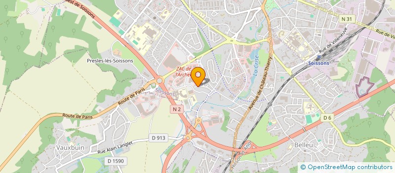 localisation de l'entreprise MONSIEUR LALHOU AIT-MEDDOUR à SOISSONS