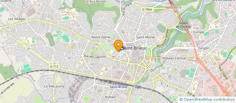 localisation de l'entreprise MONSIEUR LALILOU MOUHOUBI à SAINT-BRIEUC