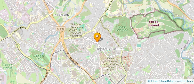 localisation de l'entreprise MONSIEUR LALOU ABDELKADER SITAYEB à MONTPELLIER