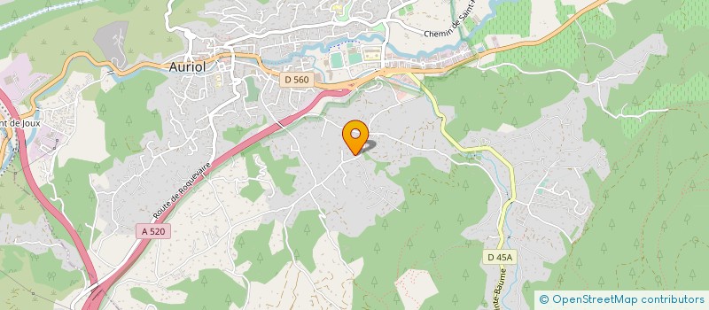 localisation de l'entreprise MONSIEUR LALOU JAOUI  AURIOL