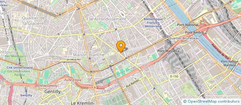 localisation de l'entreprise MONSIEUR LALOUANI DJEMBIA  PARIS