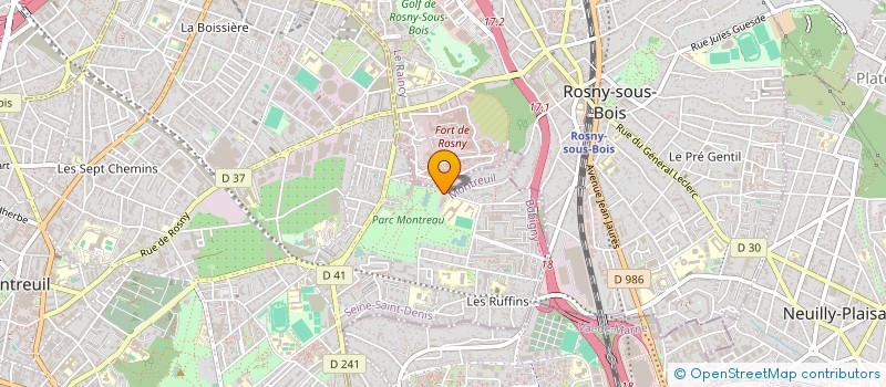 localisation de l'entreprise MONSIEUR LALSHA POPALZAI à MONTREUIL
