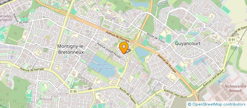 localisation de l'entreprise MONSIEUR LAM-SON HUYNH  MONTIGNY-LE-BRETONNEUX