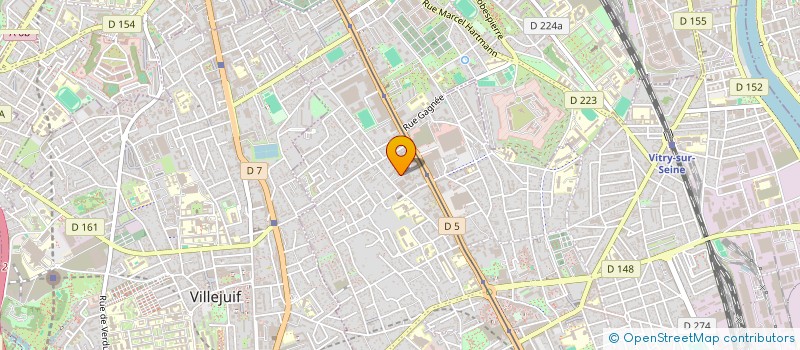 localisation de l'entreprise MONSIEUR LAM VU HOANG à VITRY-SUR-SEINE