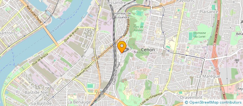 localisation de l'entreprise MONSIEUR LAMA FRAYGE  CENON