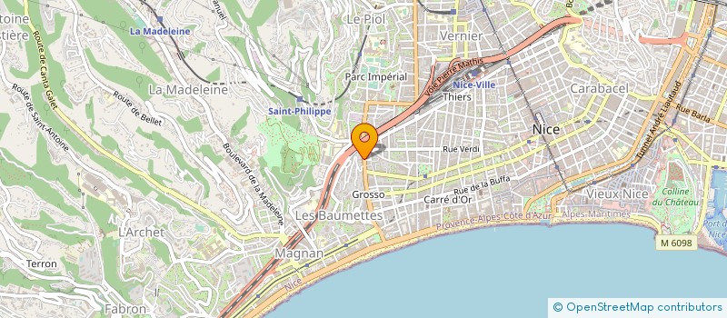localisation de l'entreprise MONSIEUR LAMA SHAAT à NICE