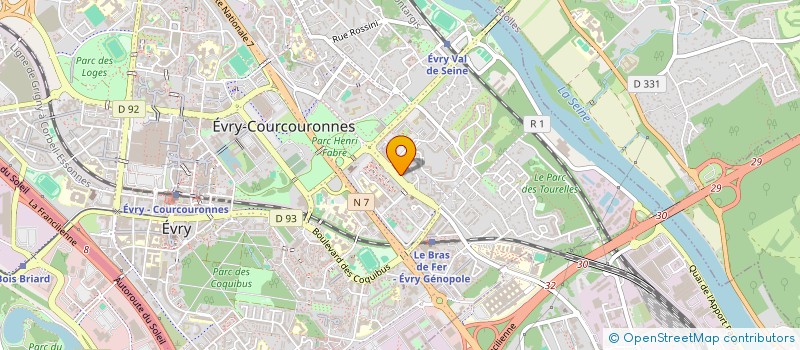 localisation de l'entreprise MONSIEUR LAMARA YOUSFI à EVRY-COURCOURONNES
