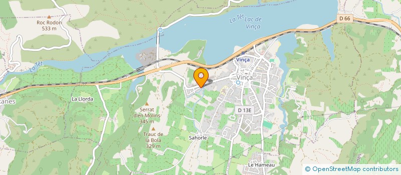 localisation de l'entreprise MONSIEUR LAMBERT BERTRAND  VINCA