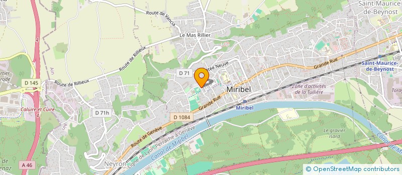 localisation de l'entreprise MONSIEUR LAMBERT COLOMB à MIRIBEL