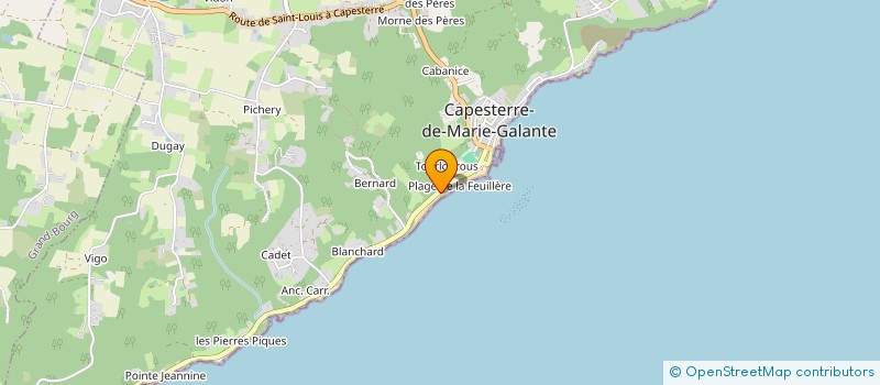 localisation de l'entreprise MONSIEUR LAMBERT CREANTOR à CAPESTERRE-DE-MARIE-GALANTE