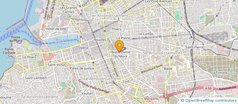localisation de l'entreprise MONSIEUR LAMBERT GABILLET à MARSEILLE