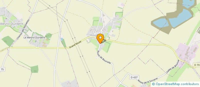 localisation de l'entreprise MONSIEUR LAMBERT GUEGUEN  HOUDETOT