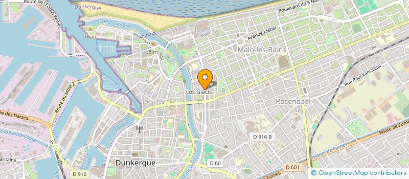 localisation de l'entreprise MONSIEUR LAMBERT LAMOTE à DUNKERQUE