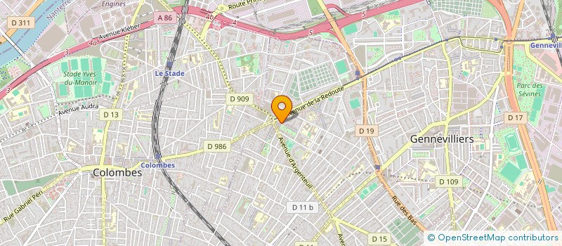 localisation de l'entreprise MONSIEUR LAMBERT LOUMEYA  ASNIERES-SUR-SEINE