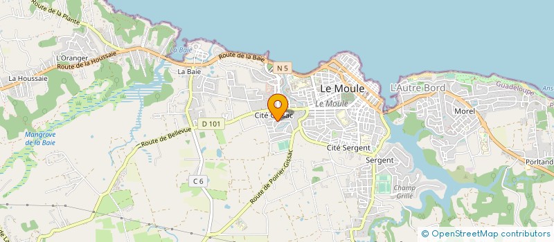 localisation de l'entreprise MONSIEUR LAMBERT NESTAR à LE MOULE