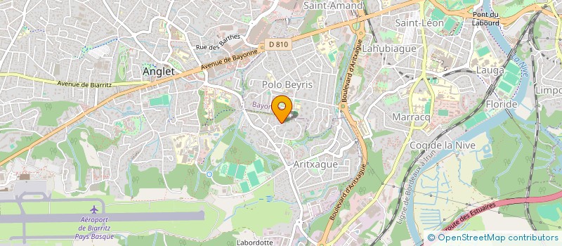 localisation de l'entreprise MONSIEUR LAMBERT PRIGENT  ANGLET