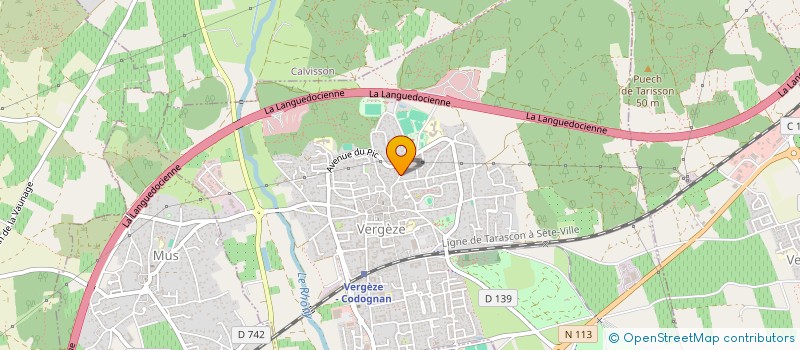 localisation de l'entreprise MONSIEUR LAMBERT SOUBEIRAN  VERGEZE