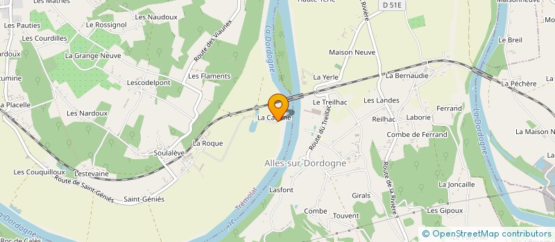 localisation de l'entreprise MONSIEUR LAMBERTUS VOS  PAUNAT