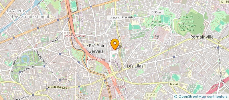 localisation de l'entreprise MONSIEUR LAMENCE MADZOU à LE PRE-SAINT-GERVAIS