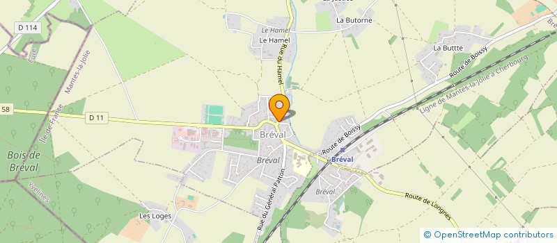 localisation de l'entreprise MONSIEUR LAMIDEL LAMIDEL  BREVAL