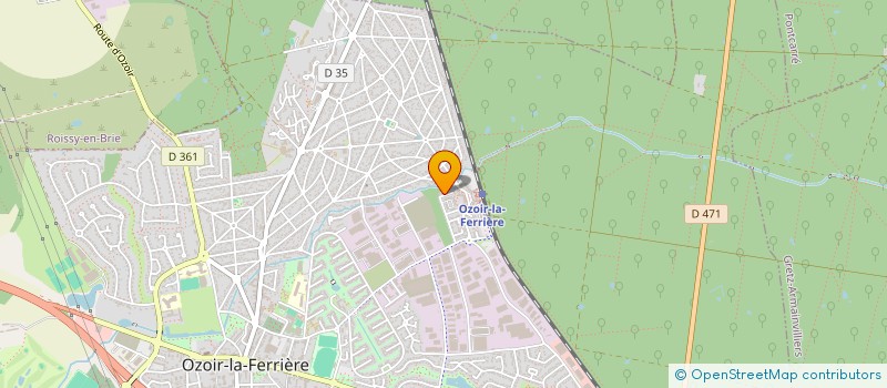 localisation de l'entreprise MONSIEUR LAMIN BAJO  OZOIR-LA-FERRIERE