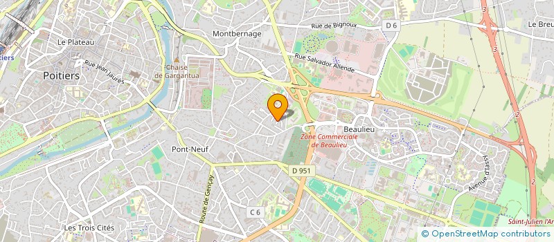 localisation de l'entreprise MONSIEUR LAMIN NOUI  POITIERS