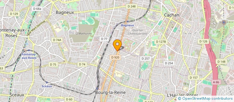 localisation de l'entreprise MONSIEUR LAMINE ABDI à BOURG-LA-REINE