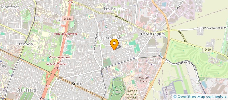 localisation de l'entreprise MONSIEUR LAMINE AMER YAHIA  BRON