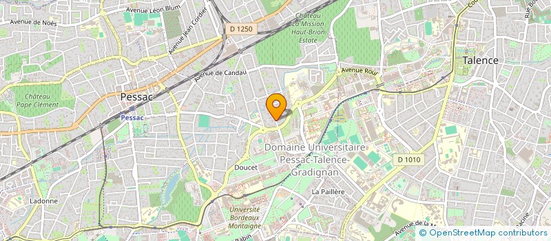 localisation de l'entreprise MONSIEUR LAMINE AMMAR  PESSAC