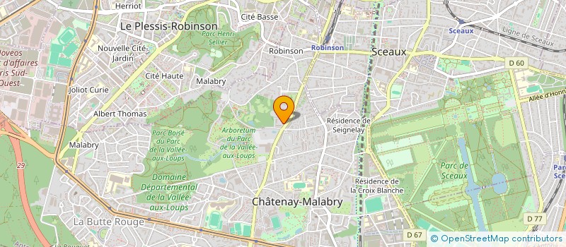 localisation de l'entreprise MONSIEUR LAMINE ANABI  CHATENAY-MALABRY