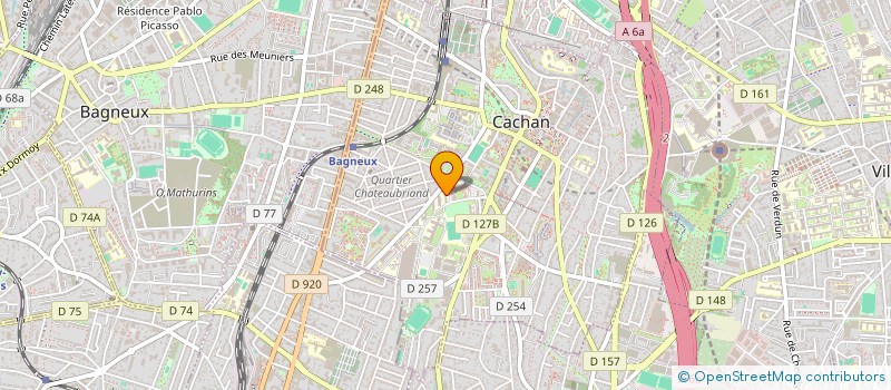 localisation de l'entreprise MONSIEUR LAMINE ARAB  CACHAN