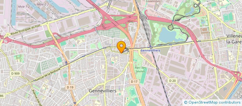 localisation de l'entreprise MONSIEUR LAMINE BEDINE à GENNEVILLIERS