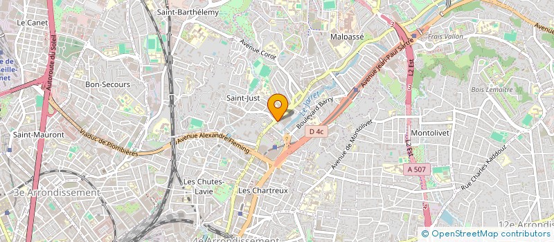 localisation de l'entreprise MONSIEUR LAMINE BOUALLAG à MARSEILLE 13EME