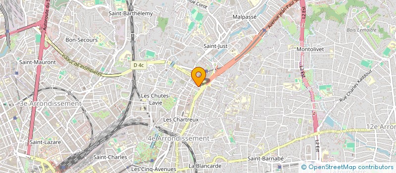 localisation de l'entreprise MONSIEUR LAMINE BOUZID  MARSEILLE