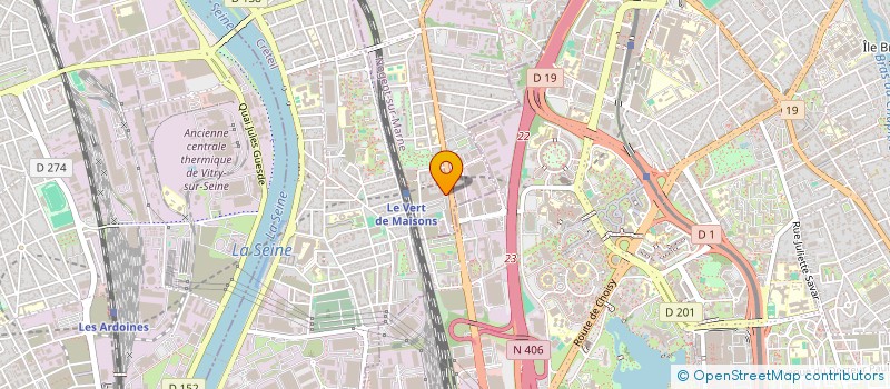 localisation de l'entreprise MONSIEUR LAMINE CAMARA à MAISONS-ALFORT