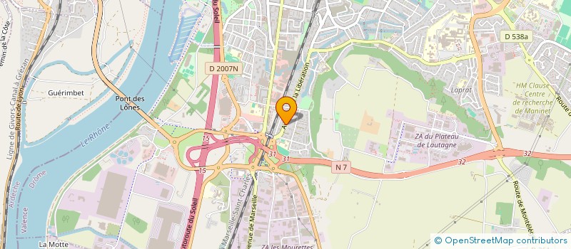 localisation de l'entreprise MONSIEUR LAMINE CAMARA  VALENCE