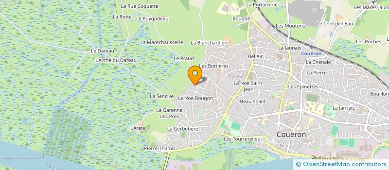 localisation de l'entreprise MONSIEUR LAMINE CAMARA à COUERON